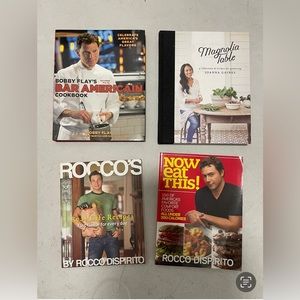 Cookbooks $5 each or all 4 for $10